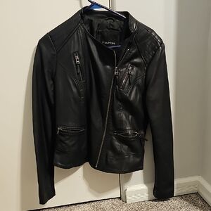 Maurices Sleek Black Leather Jacket